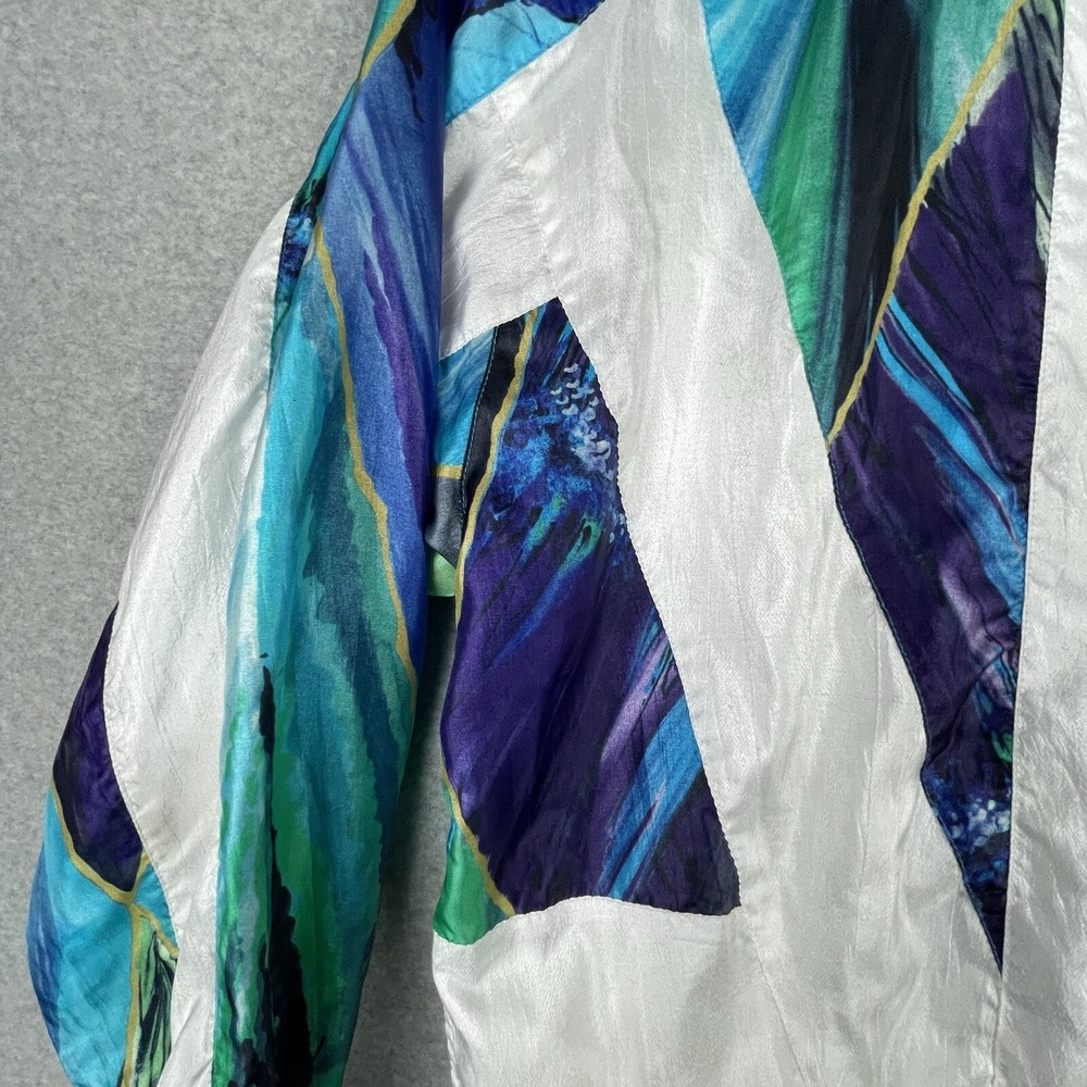Vintage Head Track Jacket Womens Medium Tennis Full Zip 80s Retro Windbreaker - Picture 4 of 11